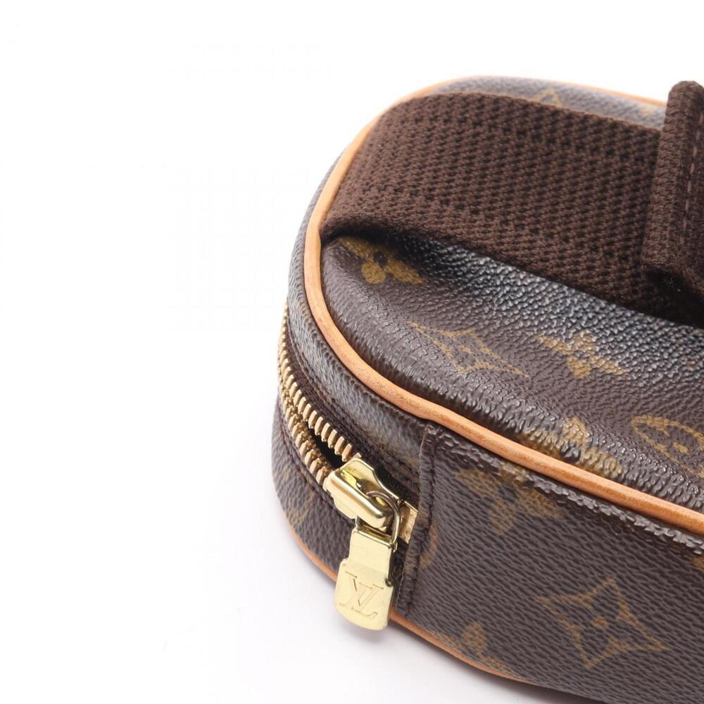 LOUIS VUITTON Authentic Brown Monogram Leather Pochette Fanny Pack - Picture 7 of 7